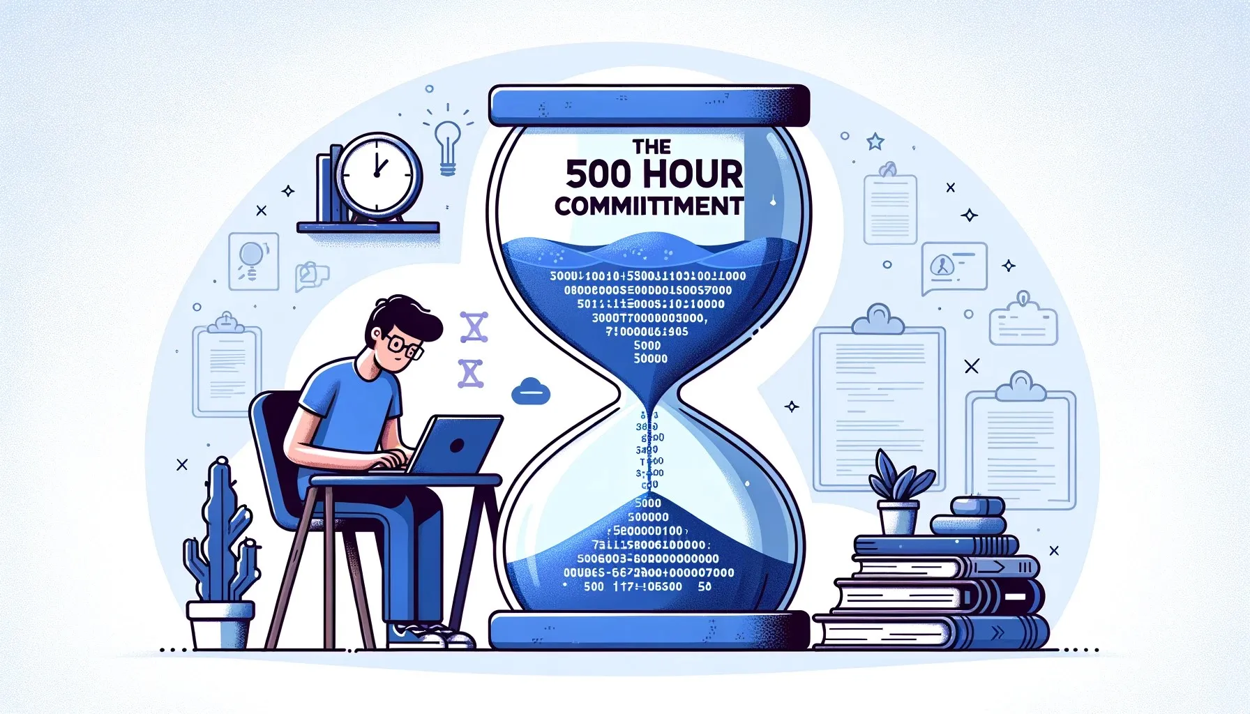 プログラミングを独学するのにかかる時間は？【結論:500時間です】